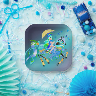 Enchanted Horse Ride  Paper Plates