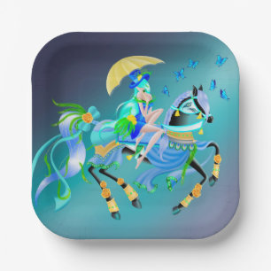 Enchanted Horse Ride Paper Plates