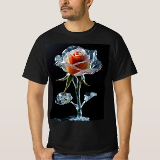 Enchanted Ice Rose T-Shirt Design
