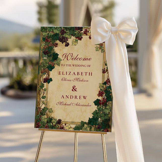 Enchanted Ivy Greenery Wedding Foam Board (Creator Uploaded)
