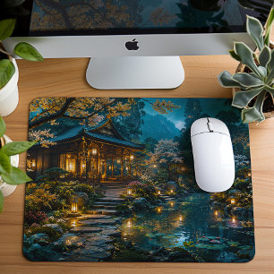 Enchanted Japanese Zen Garden Mouse Pad
