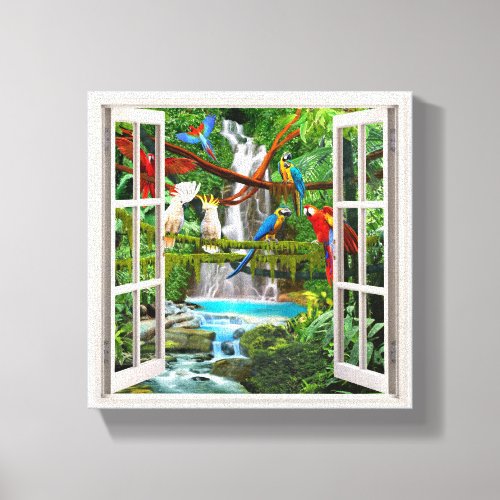 ENCHANTED JUNGLE CANVAS PRINT