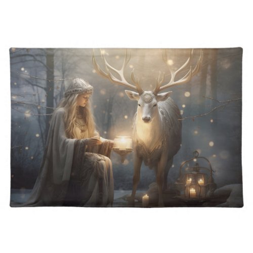 Enchanted Lady Cloth Placemat