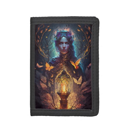 Enchanted Lady Trifold Wallet
