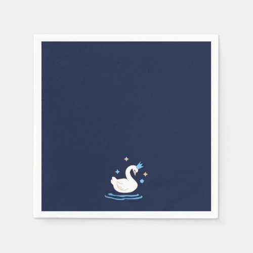 Enchanted Lake _ Graceful Swan Napkins