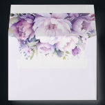 Enchanted Lavender Haze Floral Wedding Invitation Envelope<br><div class="desc">Enchanted Lavender Haze Floral Wedding Invitation envelope

See matching collection in Niche and Nest Store</div>