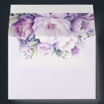 Enchanted Lavender Haze Floral Wedding Invitation Envelope<br><div class="desc">Enchanted Lavender Haze Floral Wedding Invitation envelope

See matching collection in Niche and Nest Store</div>