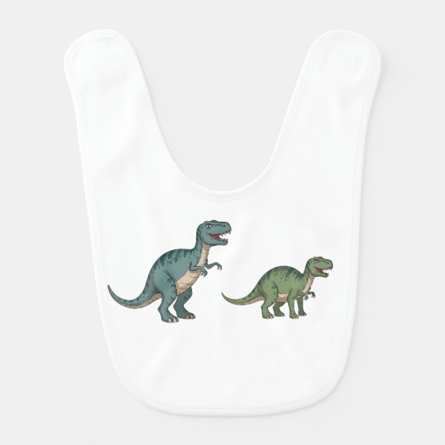 Enchanted Library Glow Baby Bib (Front)