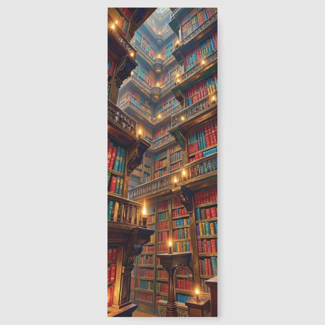 Enchanted Library of Dreams Bookmarks (Front)