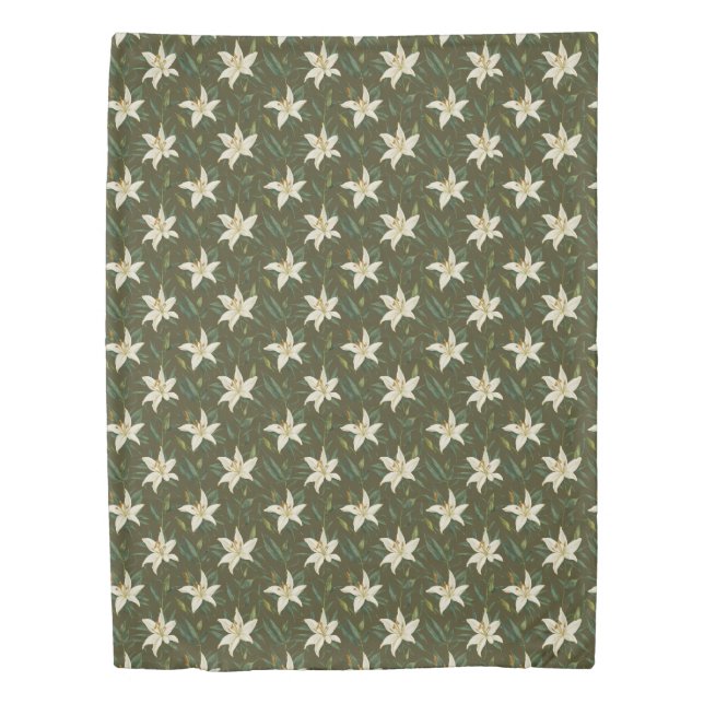 Enchanted Lily Grove Duvet Cover (Front)