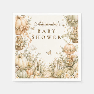 Enchanted Little Pumpkin Baby Shower Napkins
