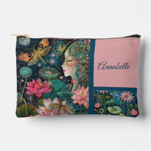 Enchanted Lotus Blossoms Small Accessory  Accessory Pouch