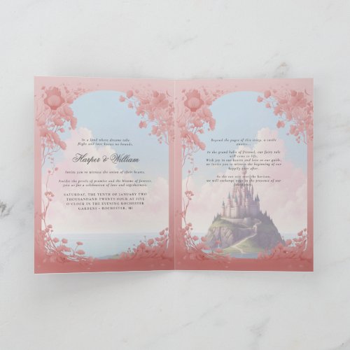 Enchanted Love A Fairy Tale Wedding Invitation