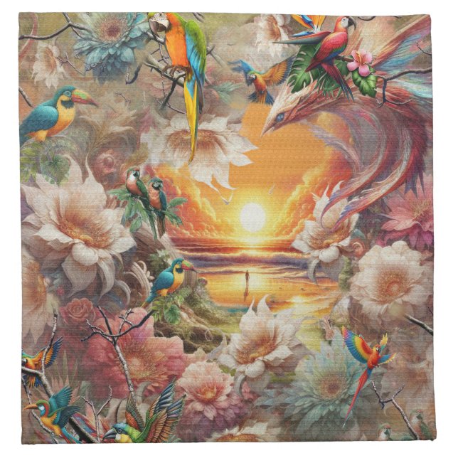 Enchanted Magical Fantasy Creations  Cloth Napkin (Front)