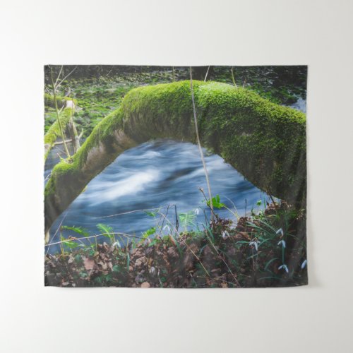 Enchanted magical forest tapestry