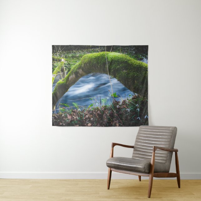 Enchanted magical forest tapestry (In Situ (Horizontal))