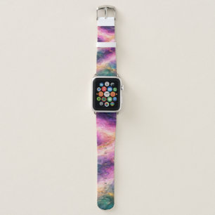 Enchanted Marble with Gold Veining Apple Watch Band
