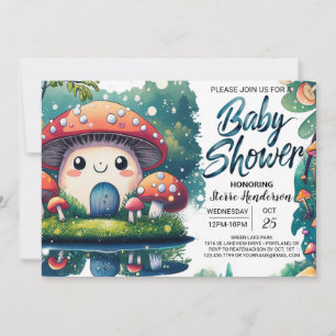 Enchanted Meadow Magic Baby Shower Invitation