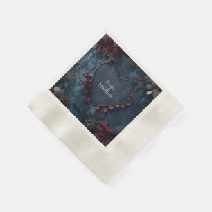 Enchanted Midnight Garden Wedding Napkins