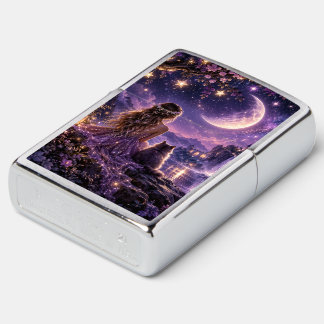 Enchanted Moonlight Purple Fantasy Night T-Shirt Zippo Lighter