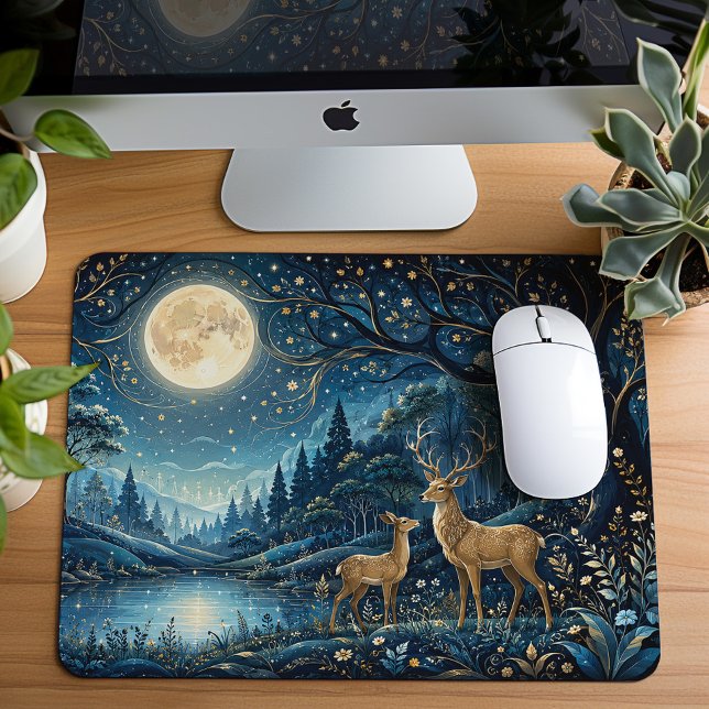 Enchanted Moonlit Zen Garden Mouse Pad (Creator Uploaded)