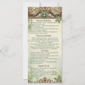 Enchanted Moss & Moonlight Fairytale Event Menu (Back)