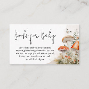 Enchanted Mushroom Forest Books for Baby Enclosure Card