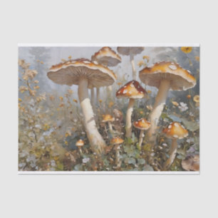 Enchanted Mushroom Forest Decoupage Tissue Paper