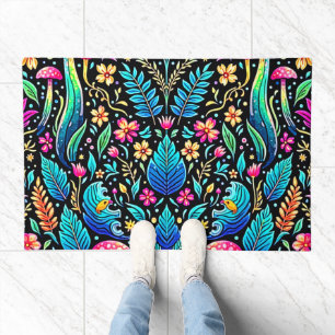 Enchanted Mushroom Forest Dream Doormat