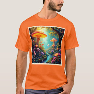 Enchanted Mushroom Forest Dream T-Shirt