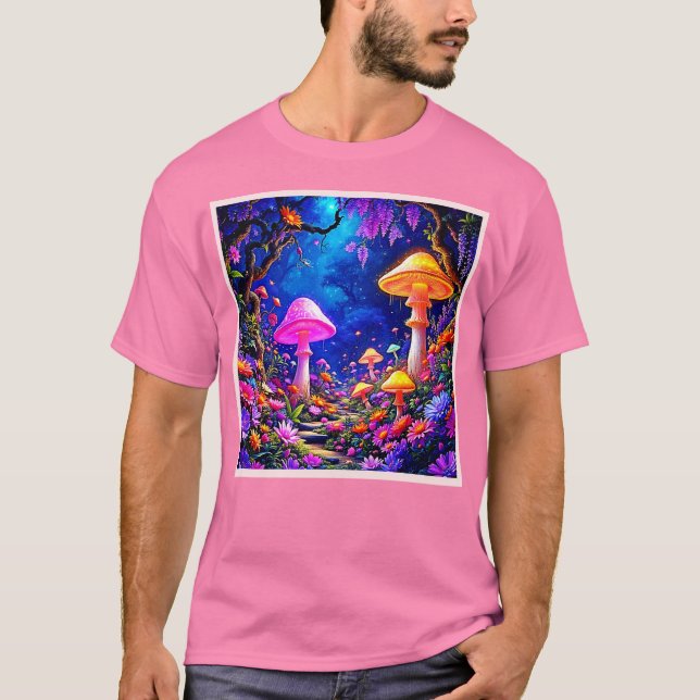 Enchanted Mushroom Forest T-Shirt (Front)