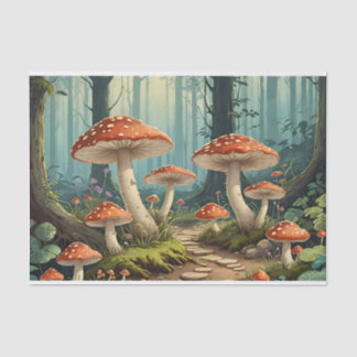 Enchanted Mushroom Forest Tissue Paper