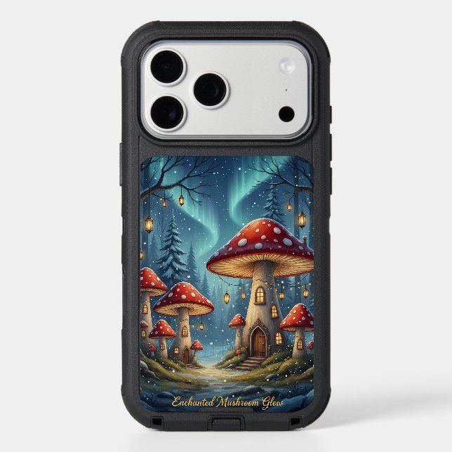  Enchanted Mushroom Glow iPhone Case – Fairycore F (Back)