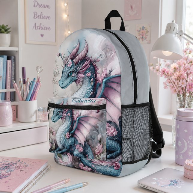 Enchanted Mythical Creature Printed Backpack (Creator Uploaded)