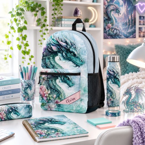 Enchanted Mythical Creature Printed Backpack