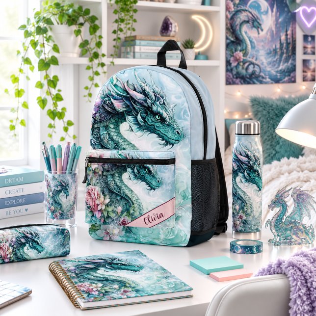 Enchanted Mythical Creature Printed Backpack (Creator Uploaded)