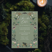 Enchanted Night Garden Gothic Botanical Wedding
