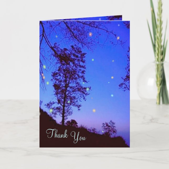 Enchanted Night Thank You Card (Front)