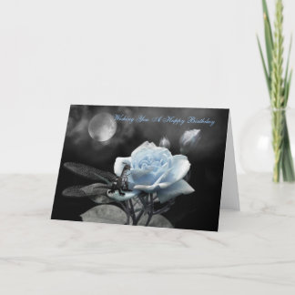 enchanted nights blue, Wishing You A Happy Birt... Card