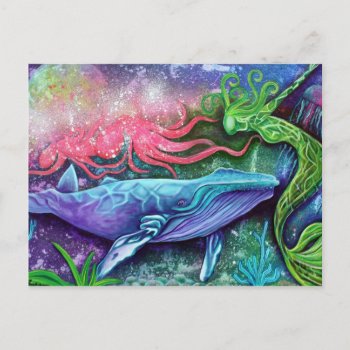 Enchanted Ocean Art Postcard by LauraBarbosaArt at Zazzle