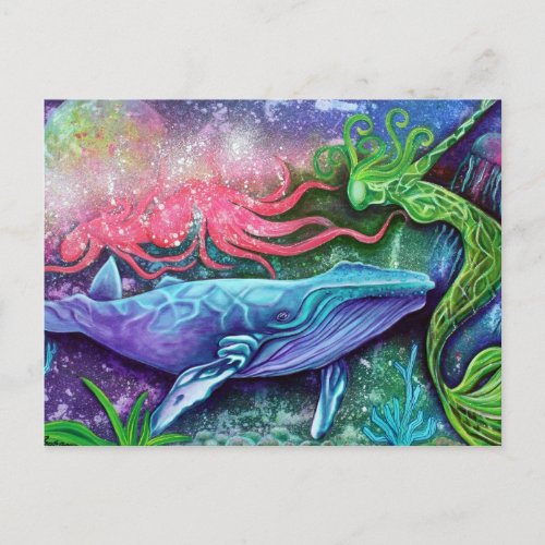 Enchanted Ocean Art Postcard
