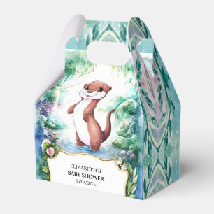 Enchanted Otter Baby Shower Favor Boxes