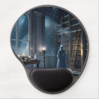 Enchanted Owl Archive Desk Mat Gel Mouse Pad