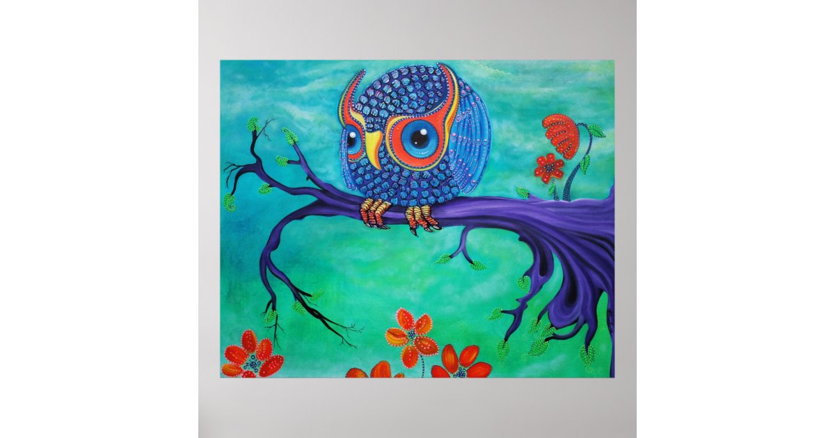 Enchanted Owl Poster | Zazzle