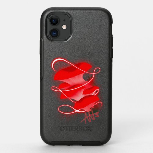 Enchanted Oyster Glowing Red Mushroom OtterBox Symmetry iPhone 11 Case