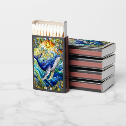 Enchanted Park Stained Glass Mosaic  Matchboxes