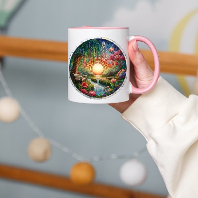 Enchanted Park Stained Glass Mosaic  Mug (Creator Uploaded)