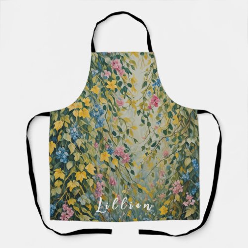 Enchanted Passage Pastel Secret Garden Apron