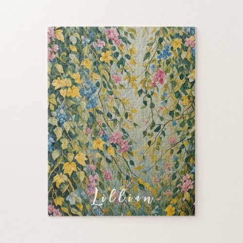 Enchanted Passage Pastel Secret Garden Jigsaw Puzzle