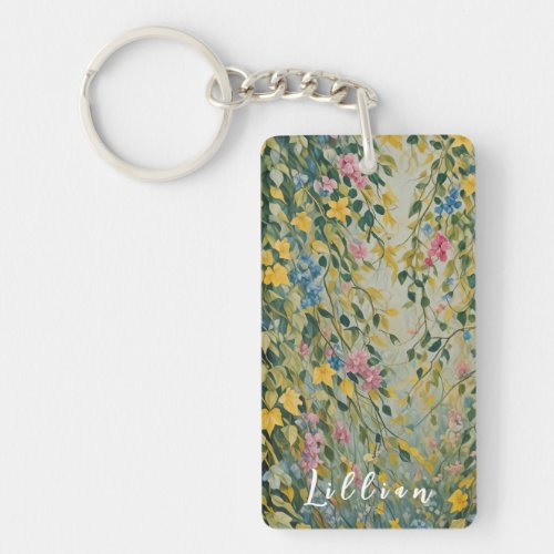 Enchanted Passage Pastel Secret Garden Keychain